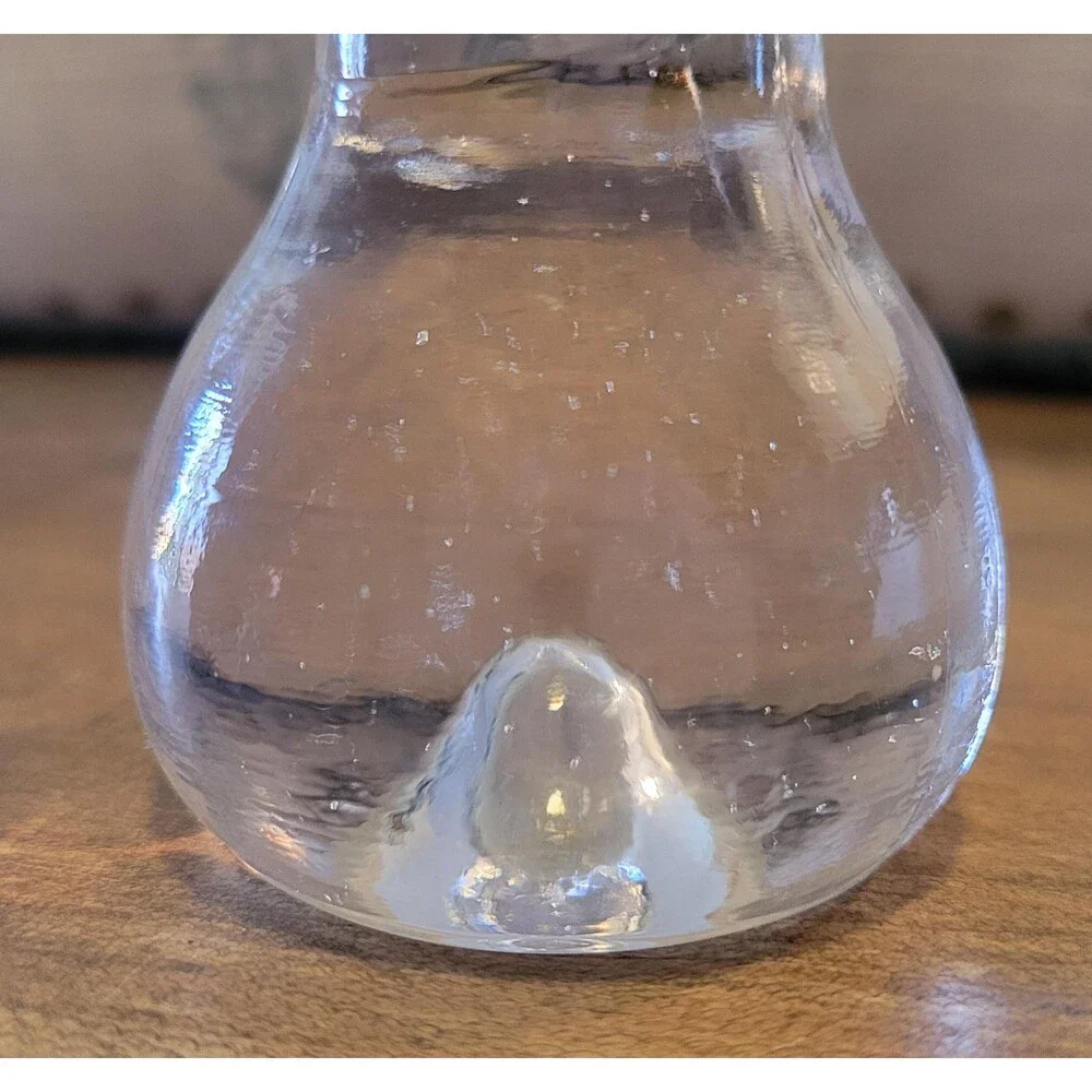 Hand Blown Glass Citron Press Juicer by Pukeberg  - 1980s